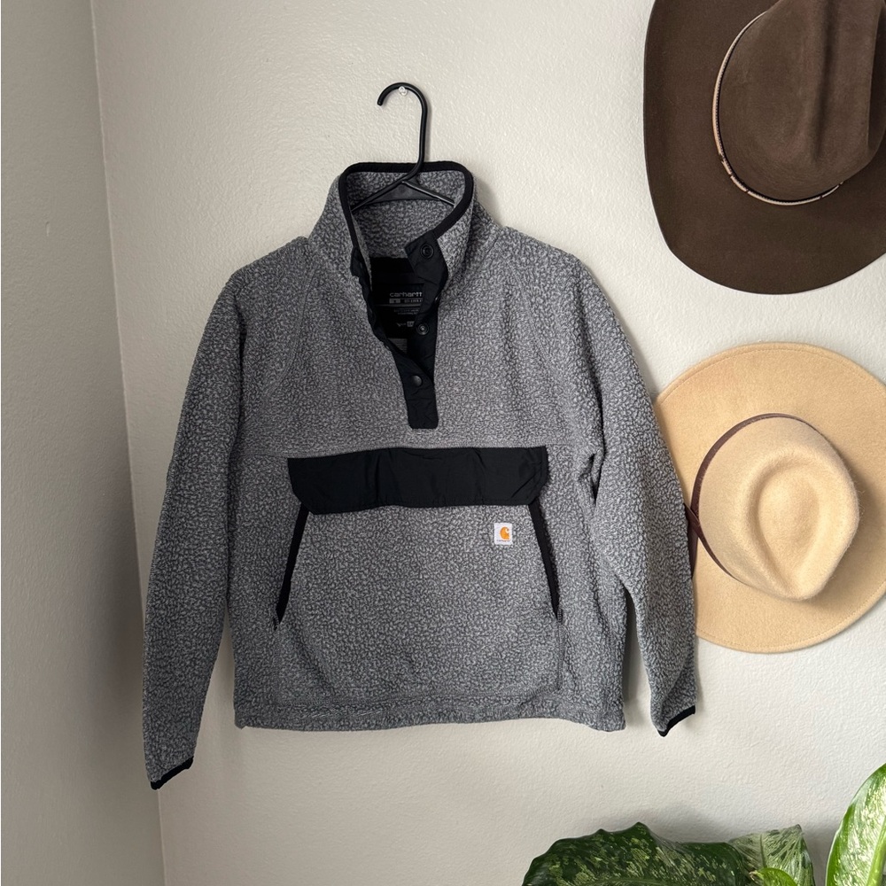 Carhartt Women’s Gray Sherpa Pullover